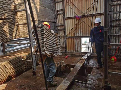 工業冷卻塔的設計材質選擇注意事項(冷卻塔填料是什