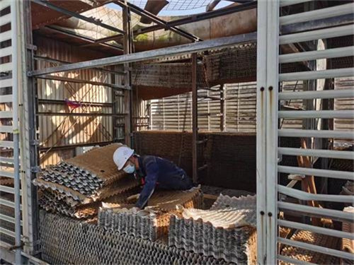 橫流封閉式冷卻塔漏水該如何處理