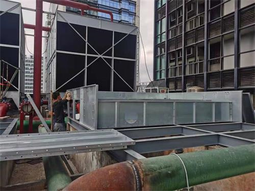 清遠冷卻塔填料更換安裝過程介紹(清遠冷卻塔塑料網
